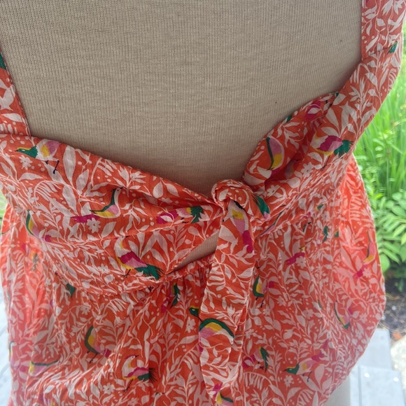 Robe Camisole LOFT Imprimé Floral Taille 14 - Neuf Avec étiquettes - Coupe Fit & Flare Ivoire